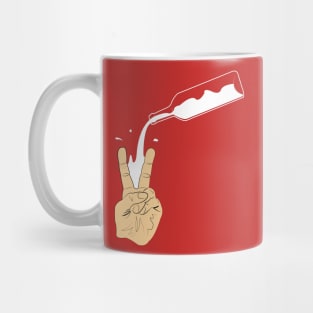 peace and vote white wine drinkers Mug